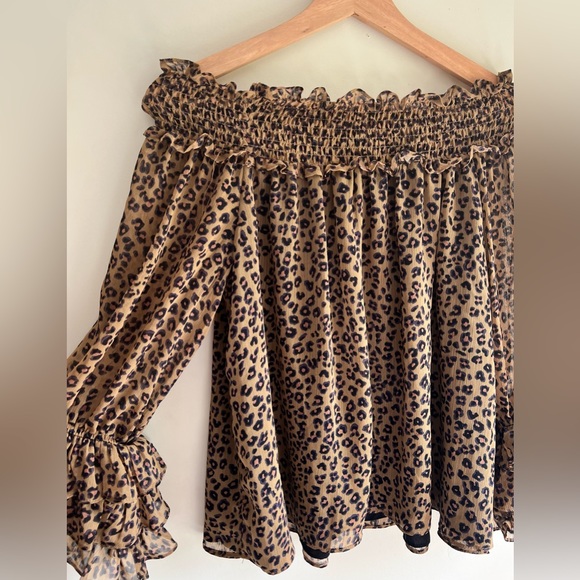 Animal Print CeCe Blouse - Picture 3 of 3